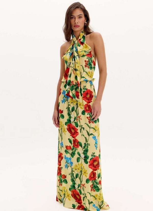 Lança Perfume - Vestido Frente Única Floral A1817 1