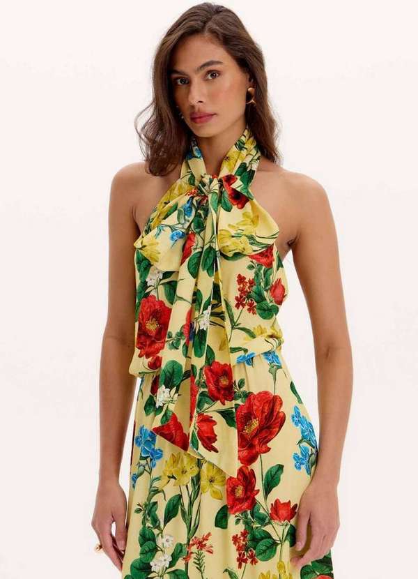 Lança Perfume - Vestido Frente Única Floral A1817 3