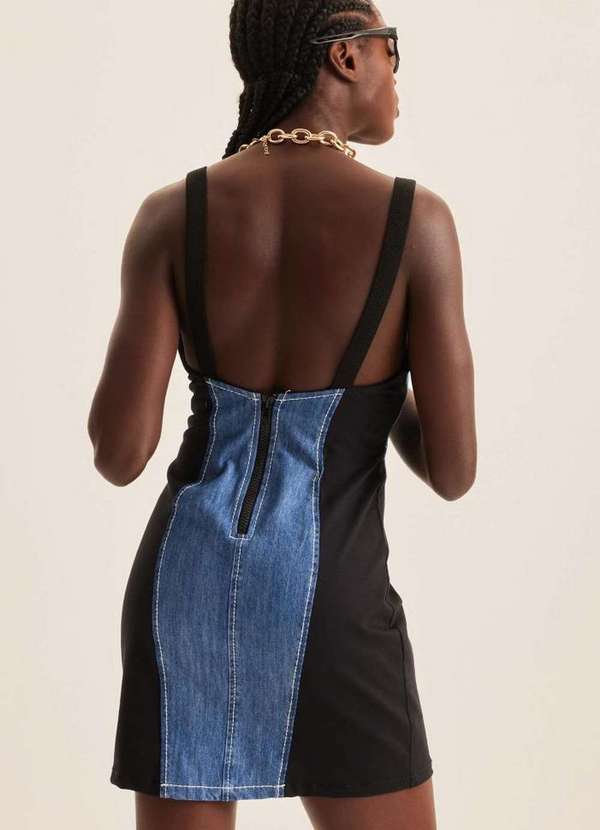 Lança Perfume Easy - Vestido Jeans Corset Curto 04978 4