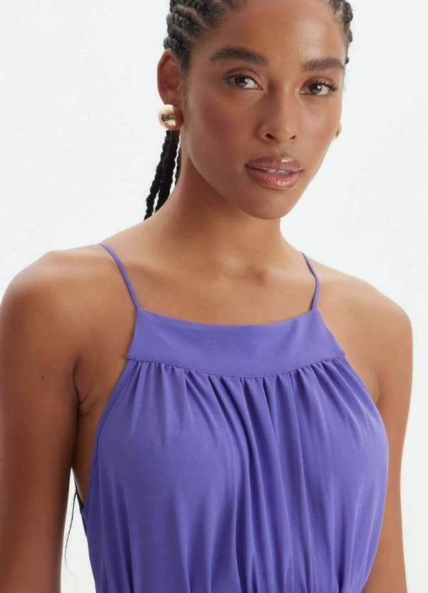 Lança Perfume - Vestido Longo com Babados 01048 2