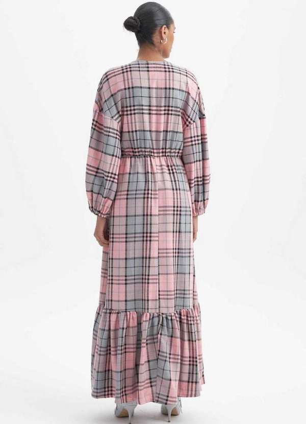 Lança Perfume - Vestido Longo Xadrez A0069 2