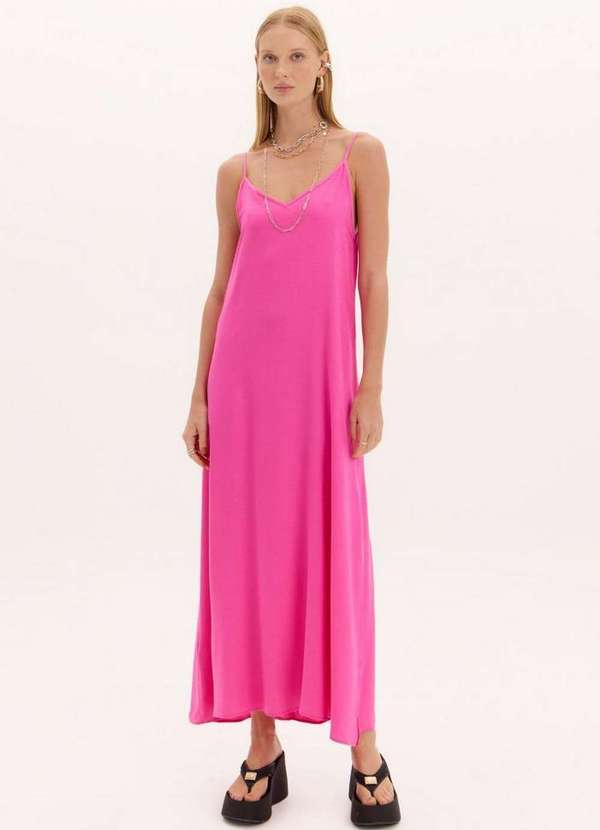 Lança Perfume Easy - Vestido Midi Decote Costas A1816