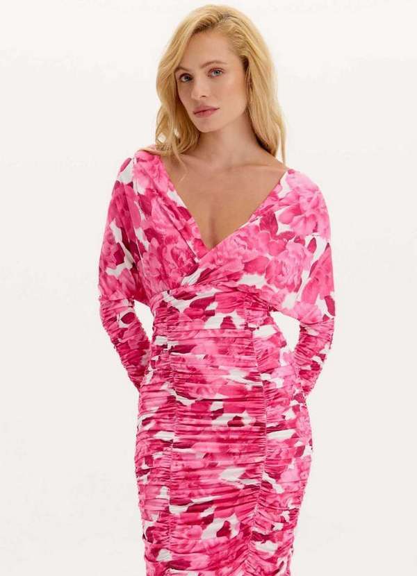 Lança Perfume - Vestido Midi Estampa Floral A1776 2