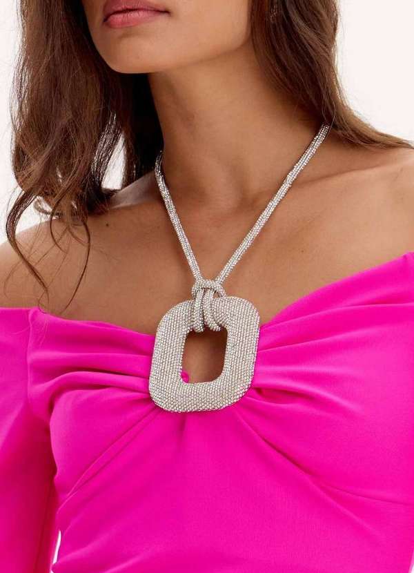 Lança Perfume - Vestido Super Midi Brilhos A1662 2