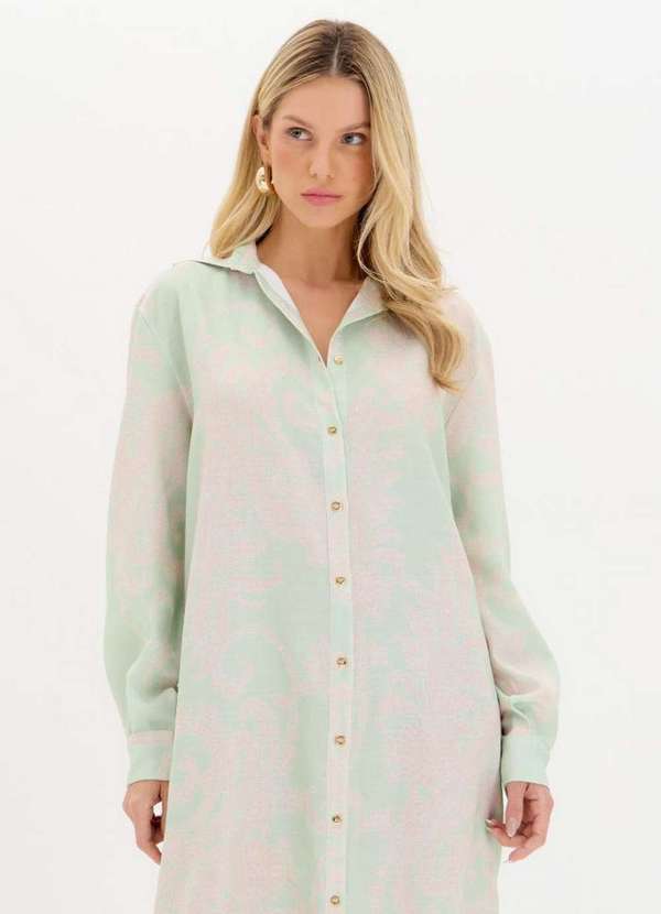 Lança Perfume - Vestido Super Midi Chemise A2344 2