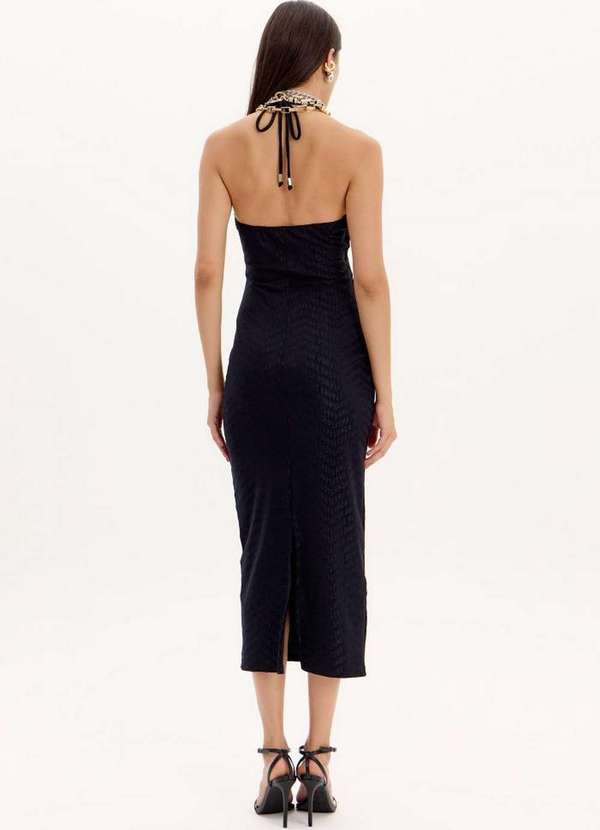 Lança Perfume Easy - Vestido Super Midi Frente Única com Detalhe Frontal A2088 5