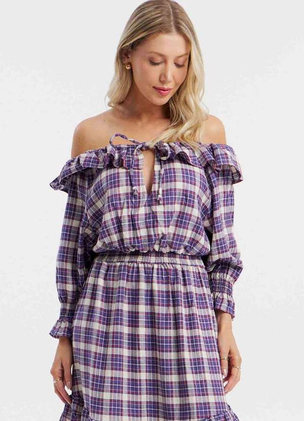 Lança Perfume - Vestido Super Midi Ombro a Ombro 01035 2