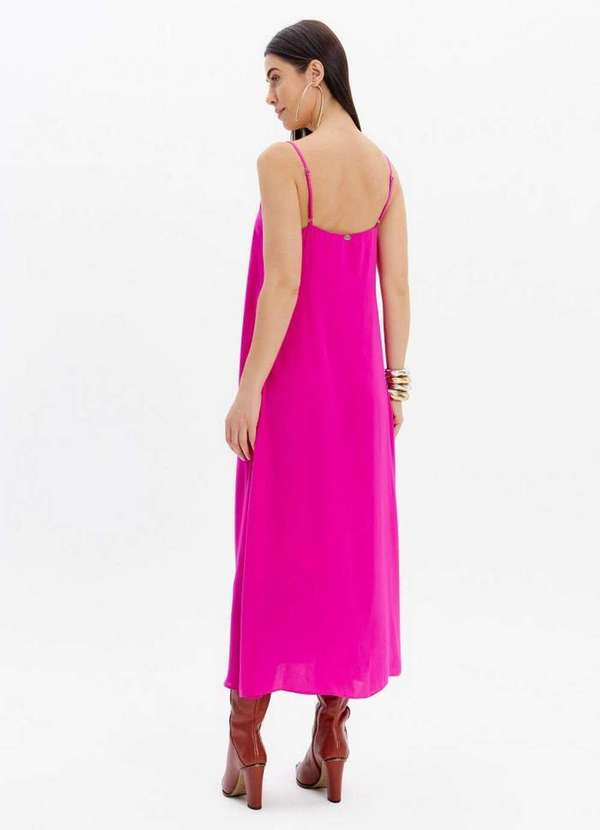 Lança Perfume - Vestido Super Midi Solto de Alças A1327 3