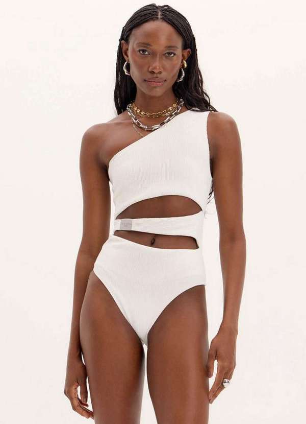 Lança Perfume Easy - Maiô Ombro Único com Recortes A0001