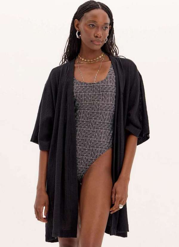 Lança Perfume Easy - Kaftan Curto com Faixa A0003