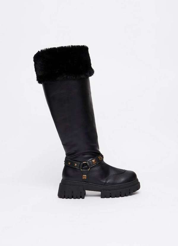 My Favorite - Bota Cano Alto com Pelo A0003