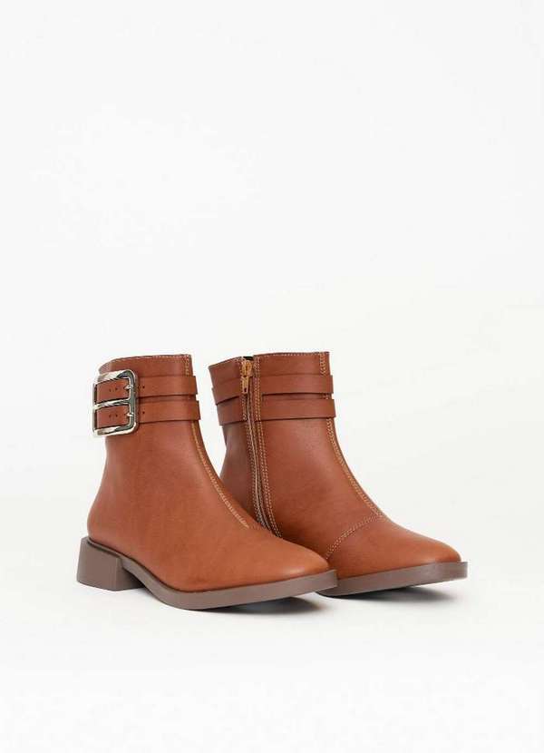 My Favorite - Bota Cano Curto com Fivela Dupla A2331 2