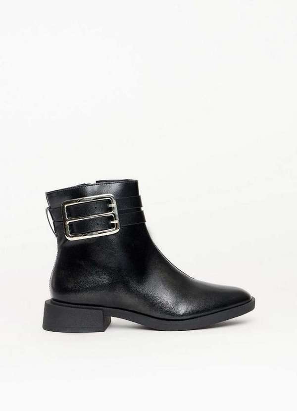 My Favorite - Bota Cano Curto com Fivela Dupla A0003