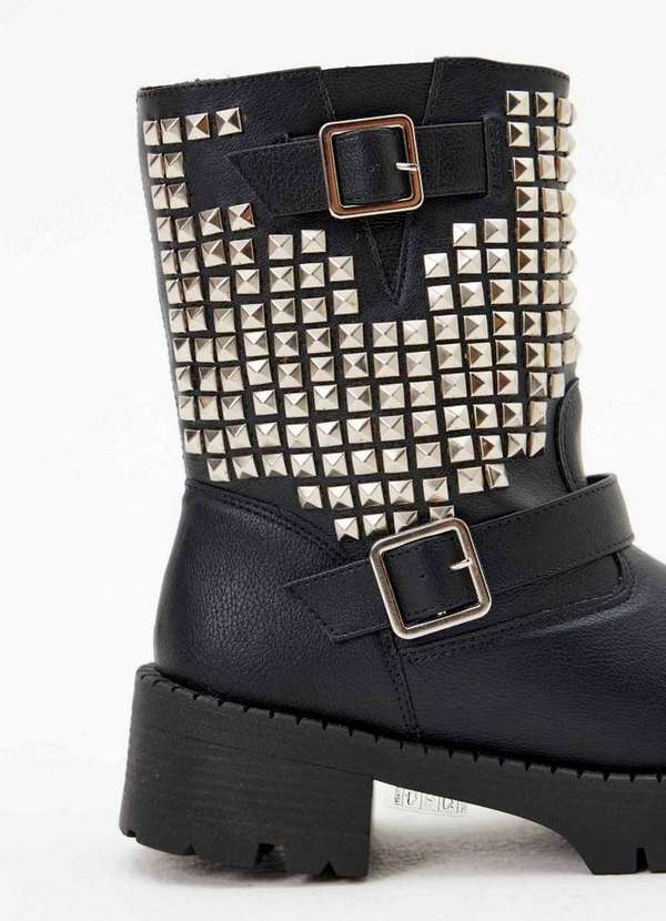 My Favorite - Bota Cano Curto com Rebites A0003 3