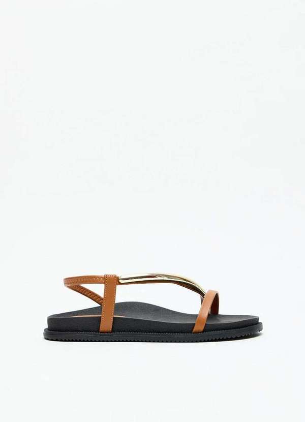 My Favorite - Sandália Flat com Enfeite A2763