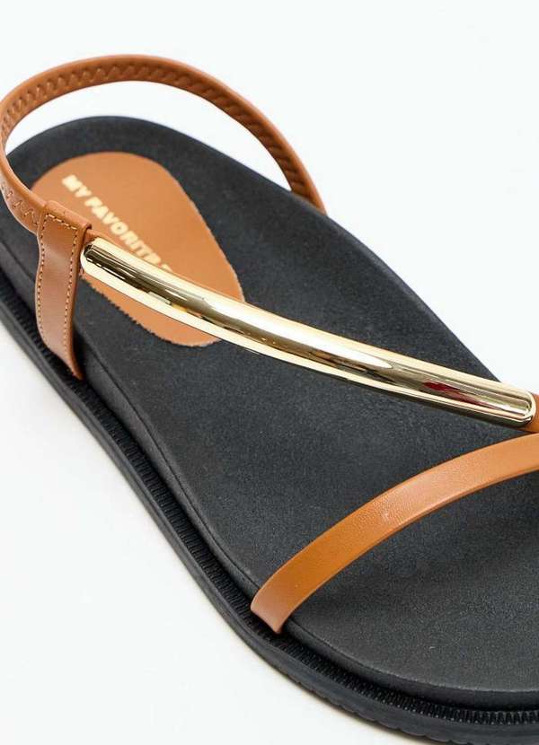 My Favorite - Sandália Flat com Enfeite A2763 3