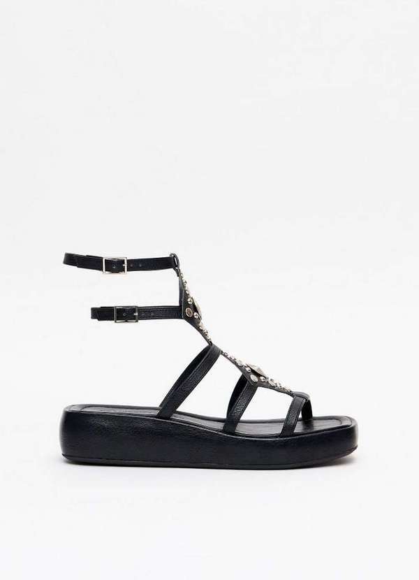 My Favorite - Sandália Flatform com Tiras A0003