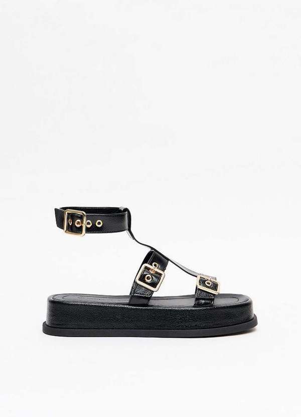 My Favorite - Sandália Papete com Fivelas A0003