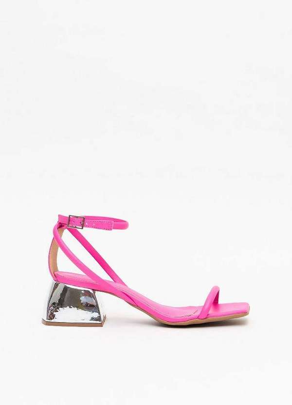 My Favorite - Sandália Salto Bloco Tiras A1580