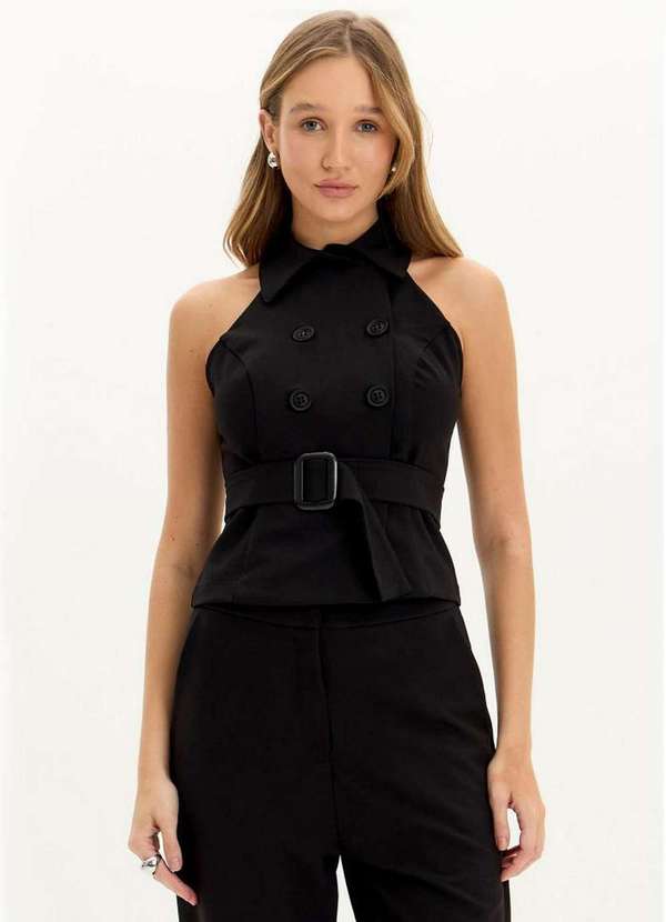 My Favorite - Blusa Alfaiataria com Botões A0003