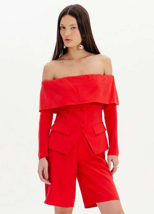 My Favorite - Blusa Alongada Ombro a Ombro A2244