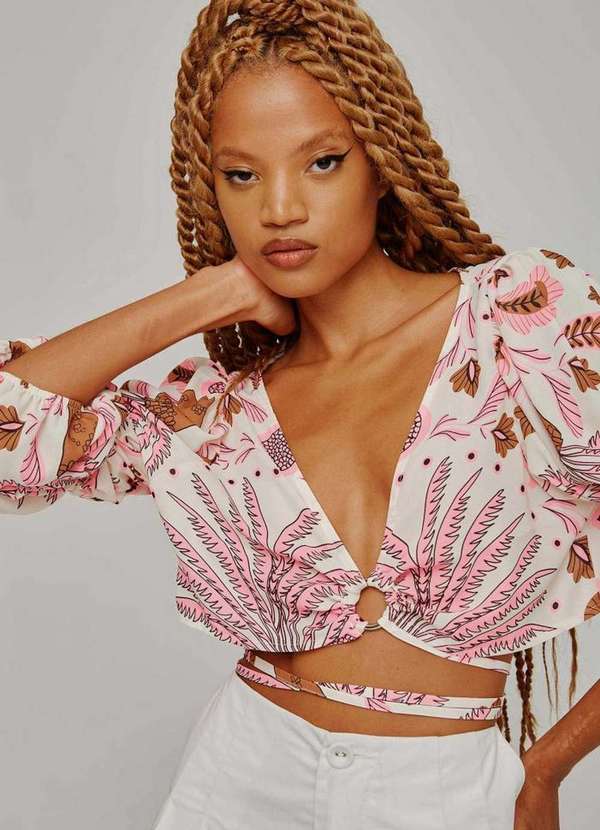 My Favorite - Blusa com Argola Cropped 09931