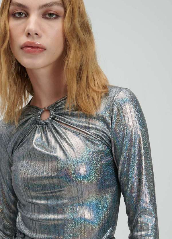 My Favorite - Blusa com Argola Manga Longa A0373 3