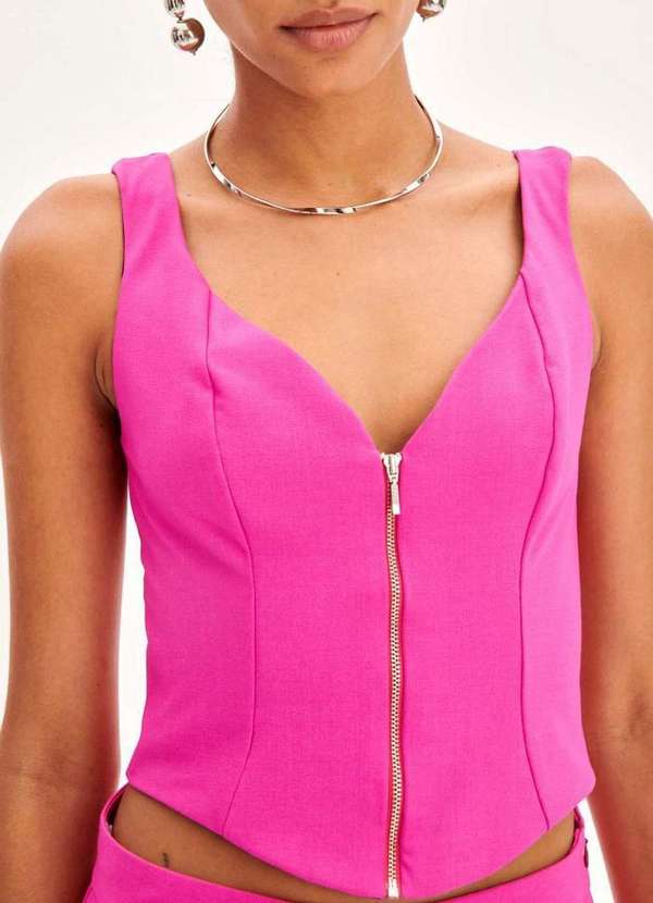 My Favorite - Blusa Corset com Zíper Frontal A1073 2