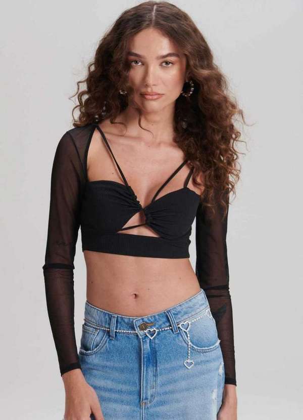 My Favorite - Blusa Cropped Assimétrica 00003