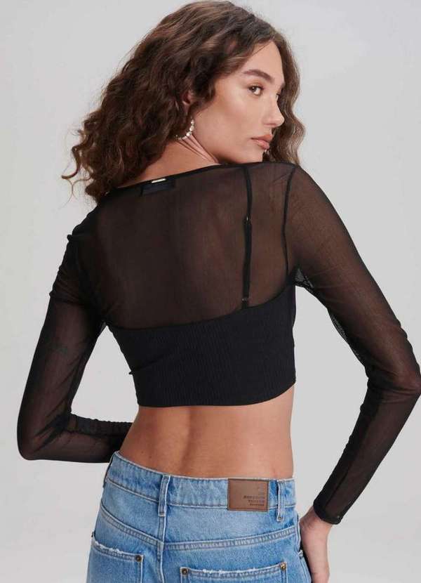 My Favorite - Blusa Cropped Assimétrica 00003 4