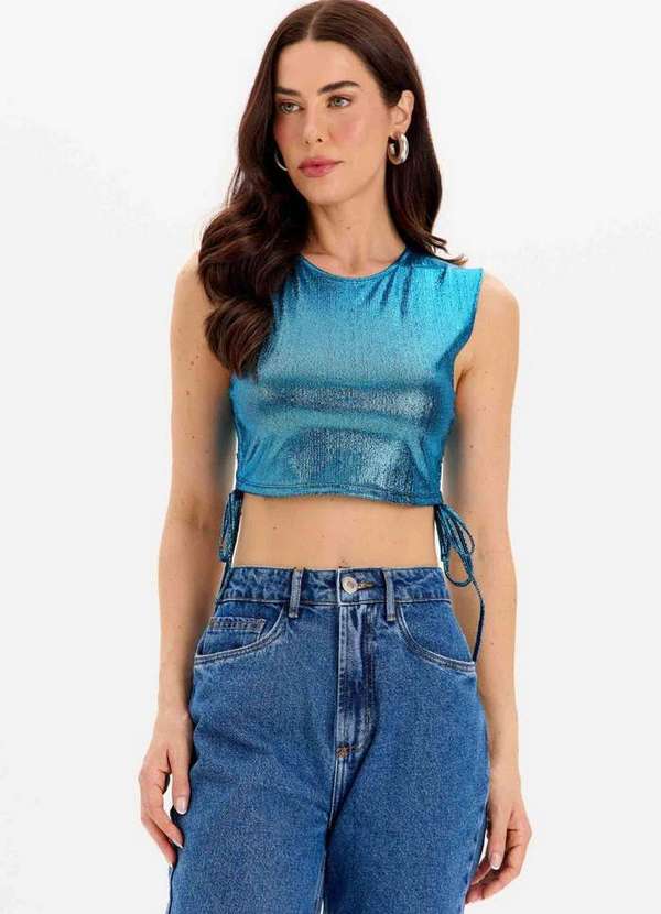 My Favorite - Blusa Cropped com Amarracao Lateral A0479 1