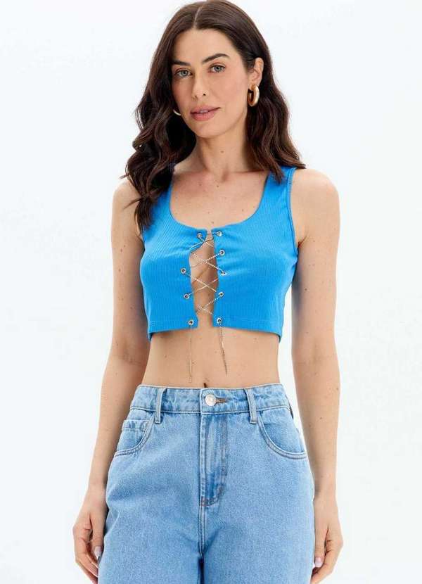 My Favorite - Blusa Cropped com Strass 00715 2