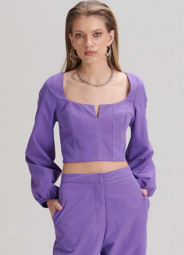 My Favorite - Blusa Cropped Corset 00756