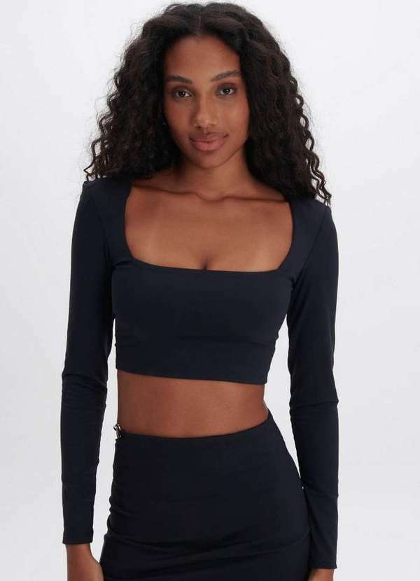 My Favorite - Blusa Cropped Manga Longa 00003