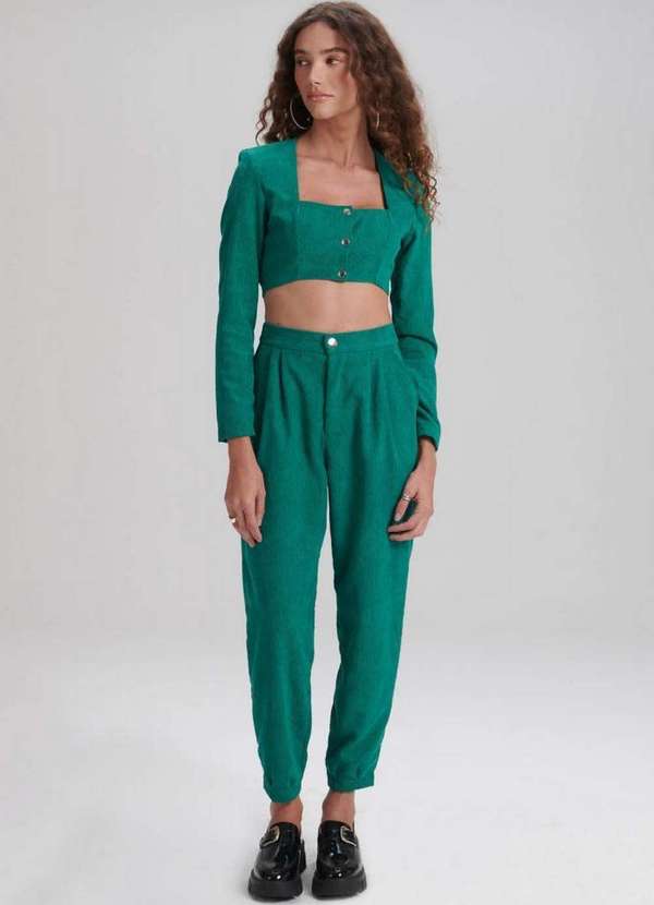 My Favorite - Blusa Cropped Manga Longa 00714 2