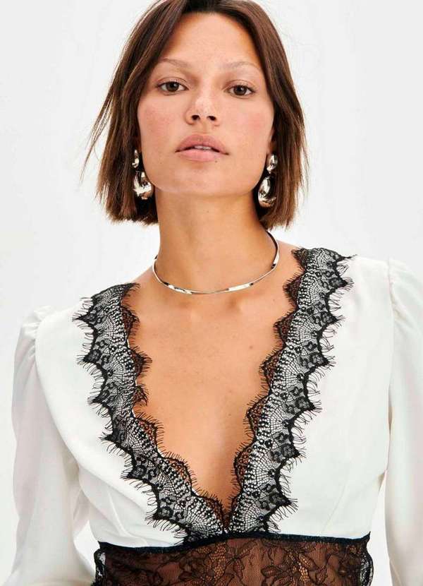 My Favorite - Blusa Cropped Renda A0001 2