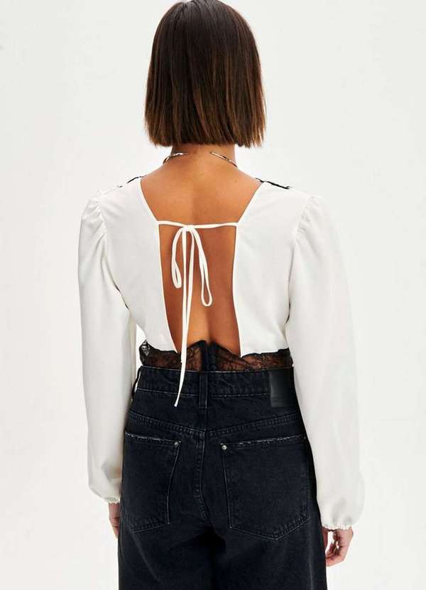 My Favorite - Blusa Cropped Renda A0001 3