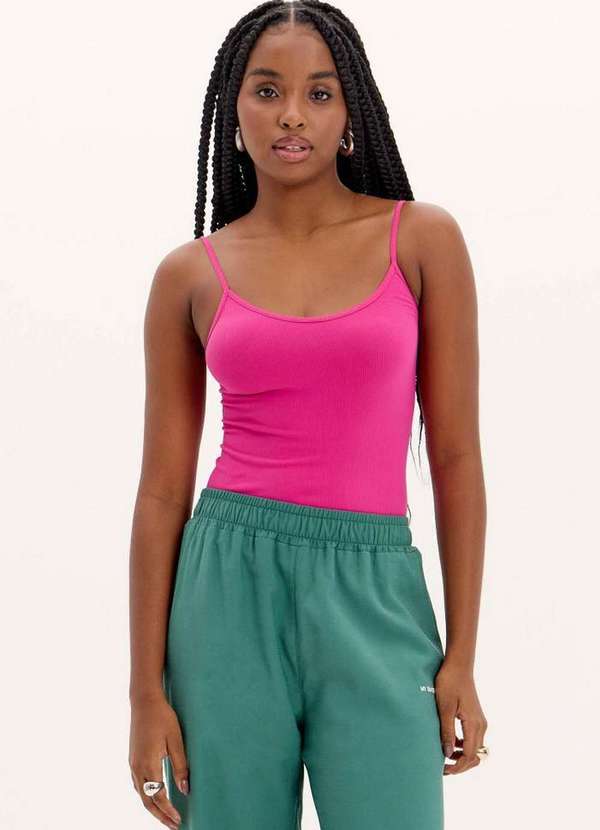 My Favorite - Blusa de Alça Canelada A1580