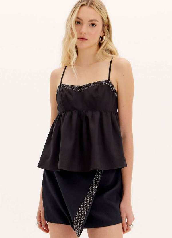 My Favorite - Blusa de Alça com Aplicação A0003 3