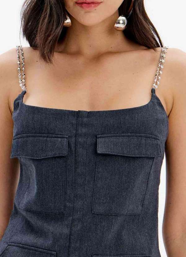 My Favorite - Blusa de Alça com Bolsos A2237 2