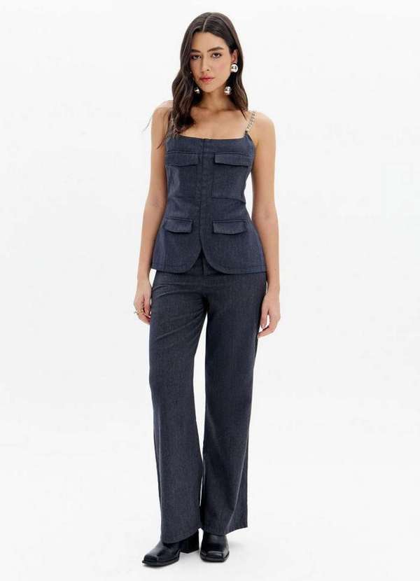 My Favorite - Blusa de Alça com Bolsos A2237 3