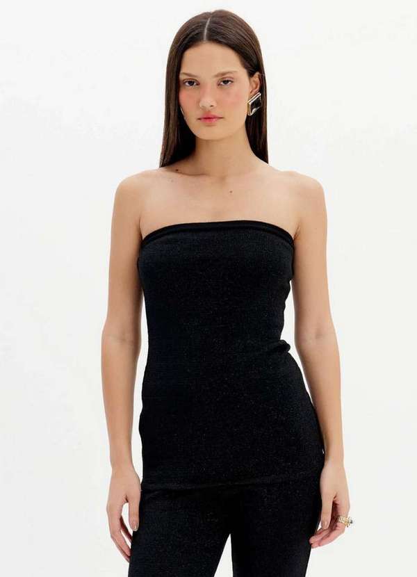 My Favorite - Blusa de Tricô sem Alças A0003