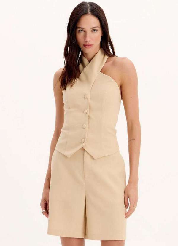 My Favorite - Blusa Frente Única Alfaiataria com Botões A1963