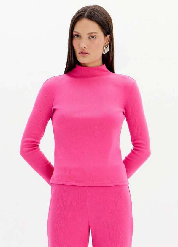 My Favorite - Blusa Gola Alta Manga Longa A2077