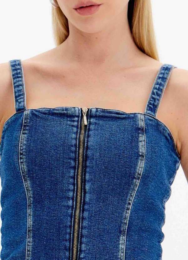 My Favorite - Blusa Jeans com Zíper A0004 2