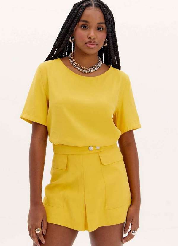 My Favorite - Blusa Manga Curta Básica A1579