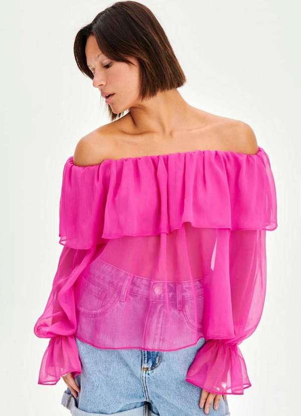 My Favorite - Blusa Ombro a Ombro com Babado A1073 2