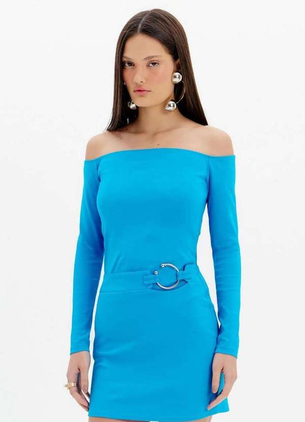 My Favorite - Blusa Ombro a Ombro Manga Longa A2332