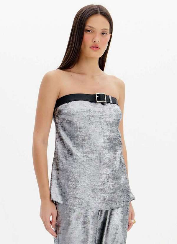 My Favorite - Blusa sem Alças com Cinto A2235