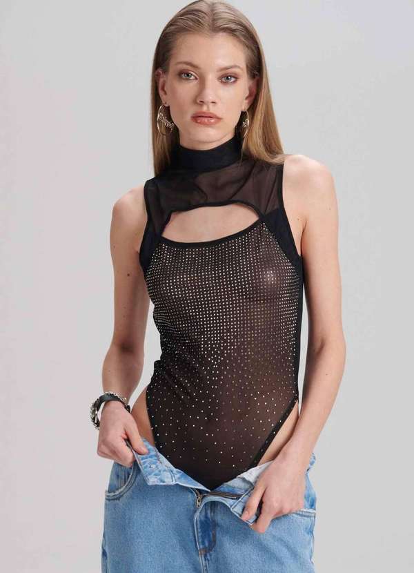 My Favorite - Body com Cut Off Shine My Favorite 00003